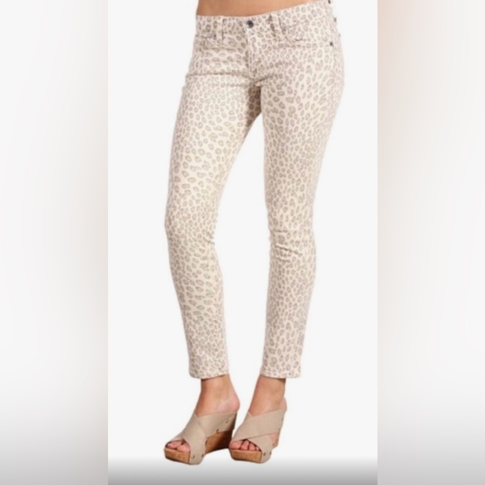 Lucky Brand Brand New Leopard Print Legend Capri Jean in Size 4/27